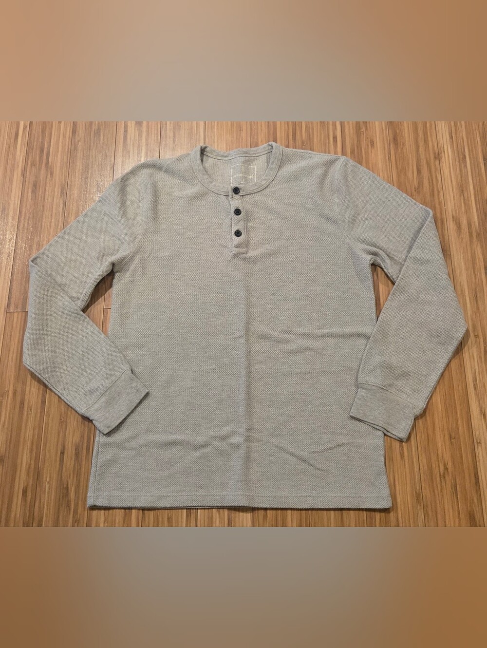 Mutual Weave Classic Long-Sleeve Henley Shirt - Men